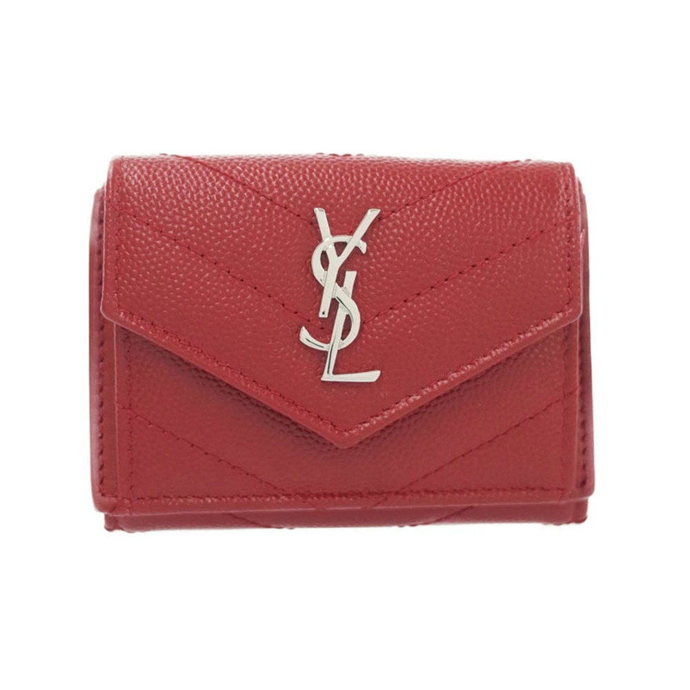 SAINT LAURENT Paris Wallet Monogram Tri fold Short